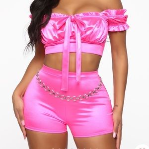 Pink Short Set